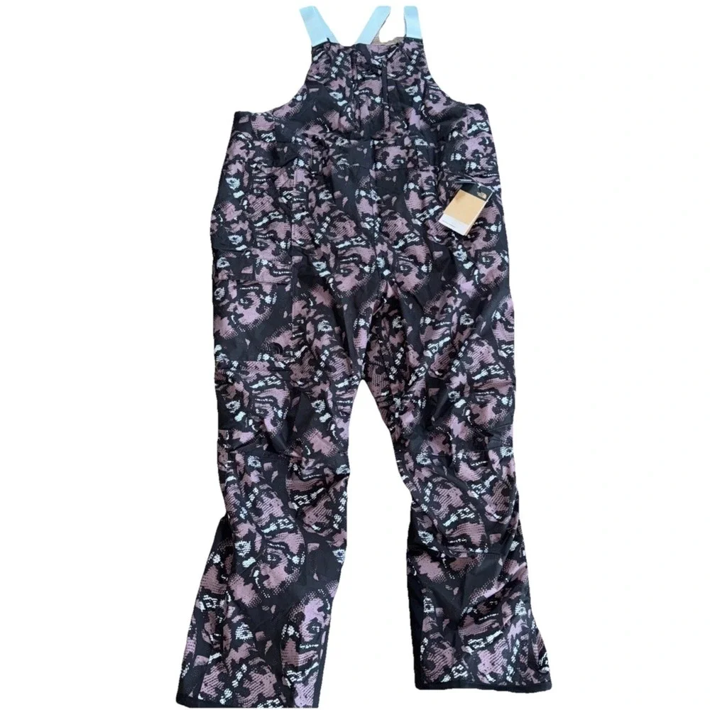 NWT $250.00 The North Face Mens  Freedom Bib Pants Fawn Grey Snake‎ Sz LARGE